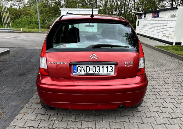 Citroen C3 cena 9900 przebieg: 168000, rok produkcji 2007 z Gdańsk małe 211
